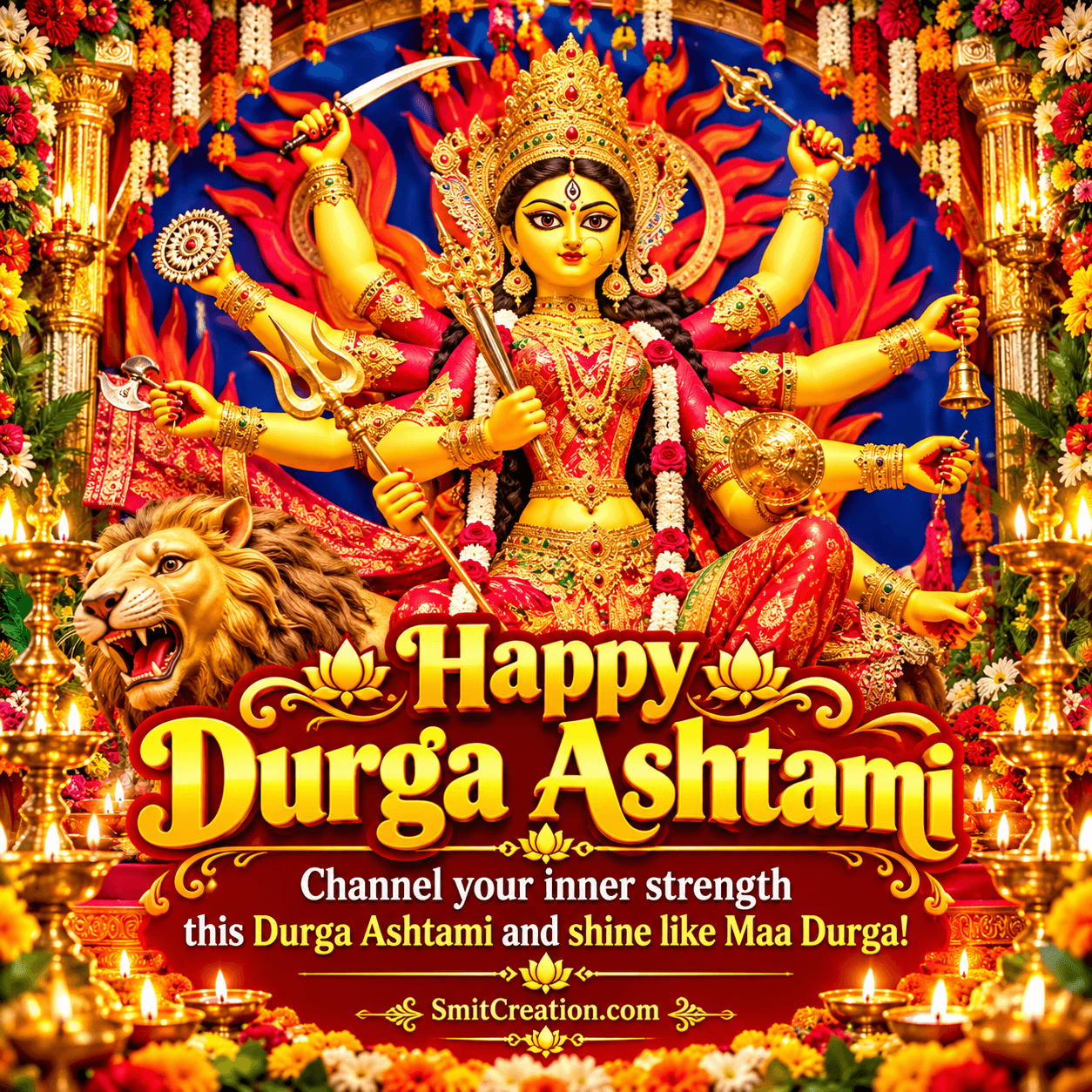 Happy Durga Ashtami Best Wish Pic