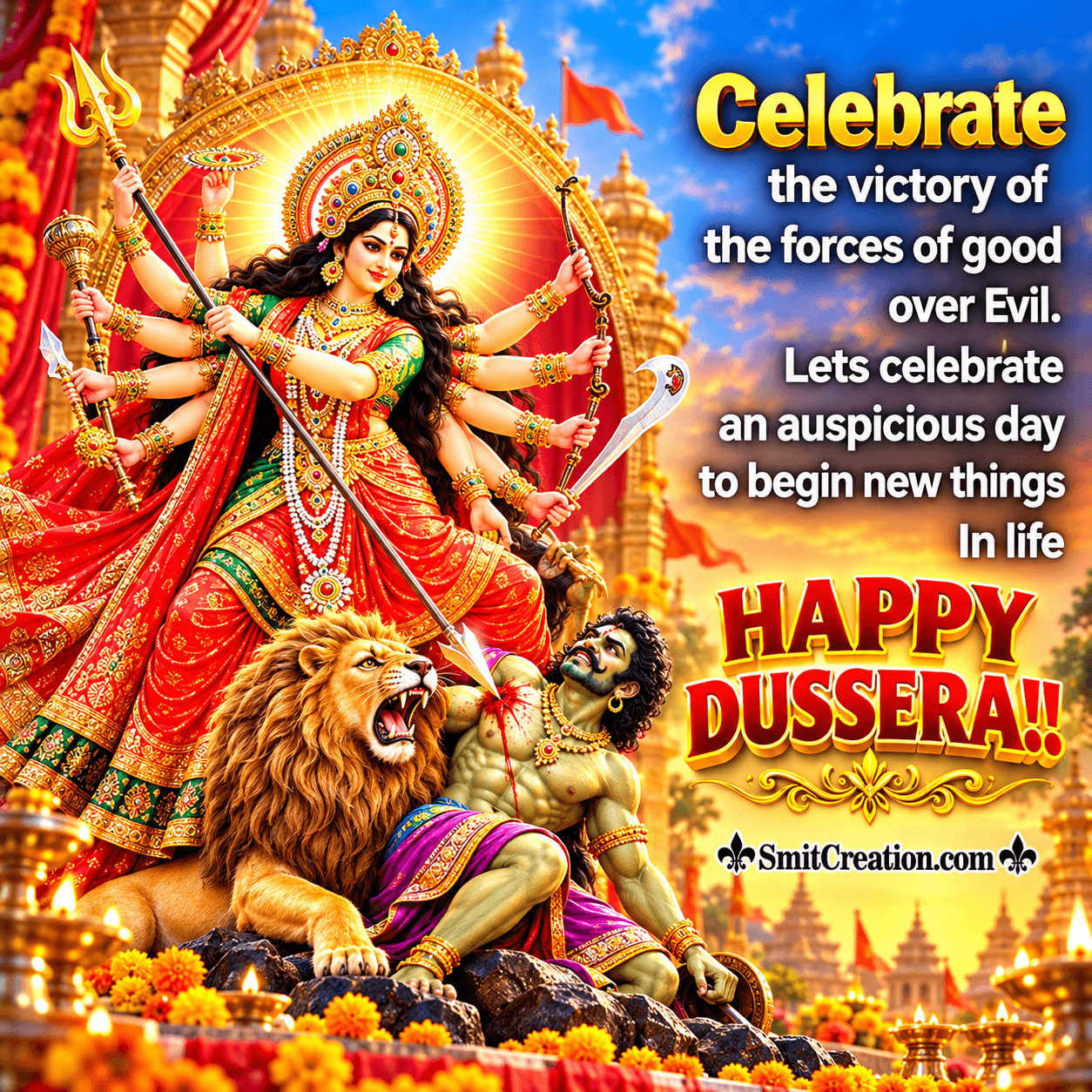 Happy Dussera – Celebrate The Victory Of The Forces Of Good Over Evil