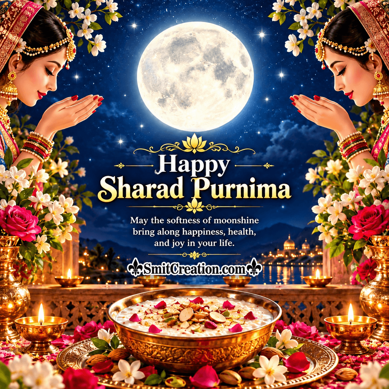 Happy Sharad Purnima Greeting