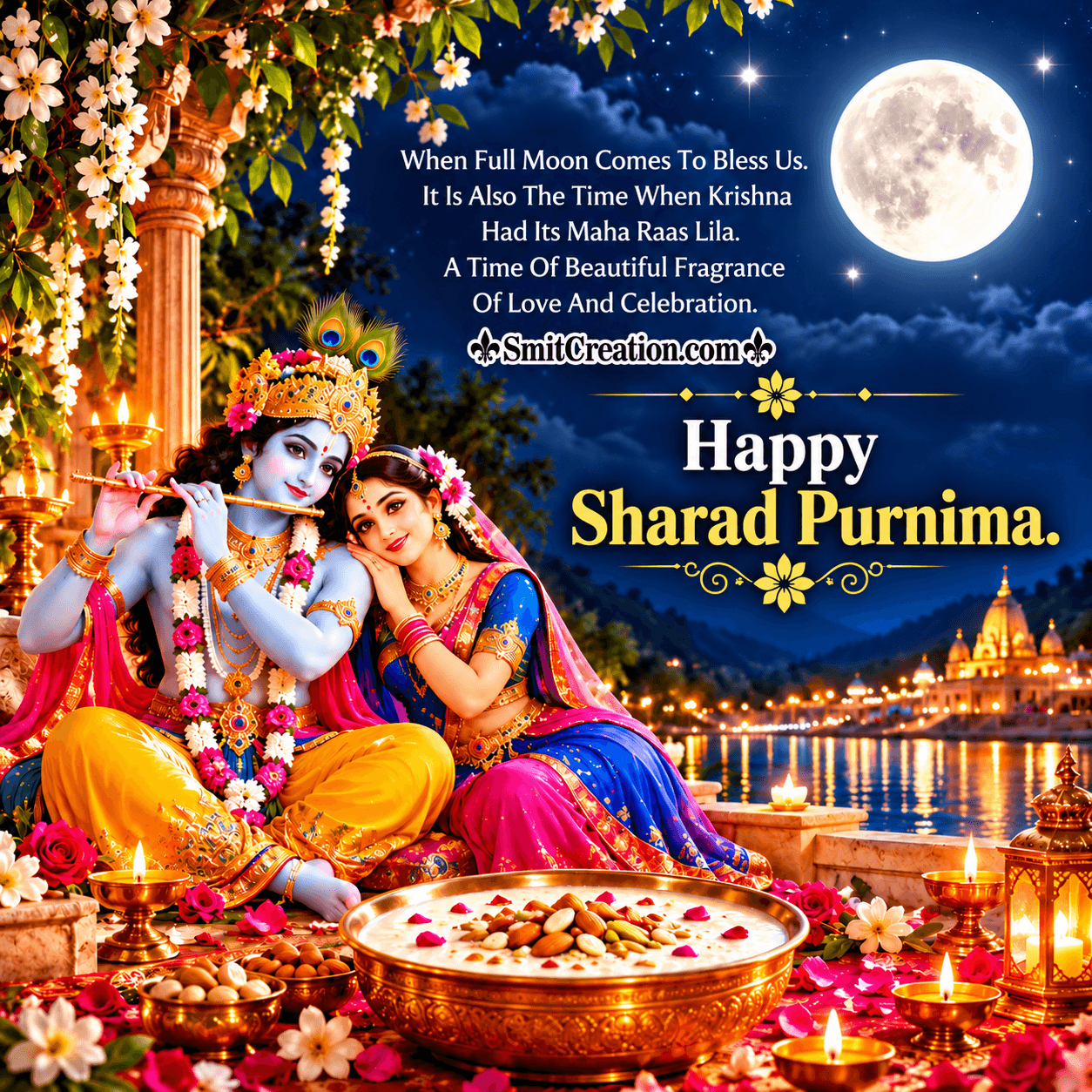 Happy Sharad Purnima Wishes