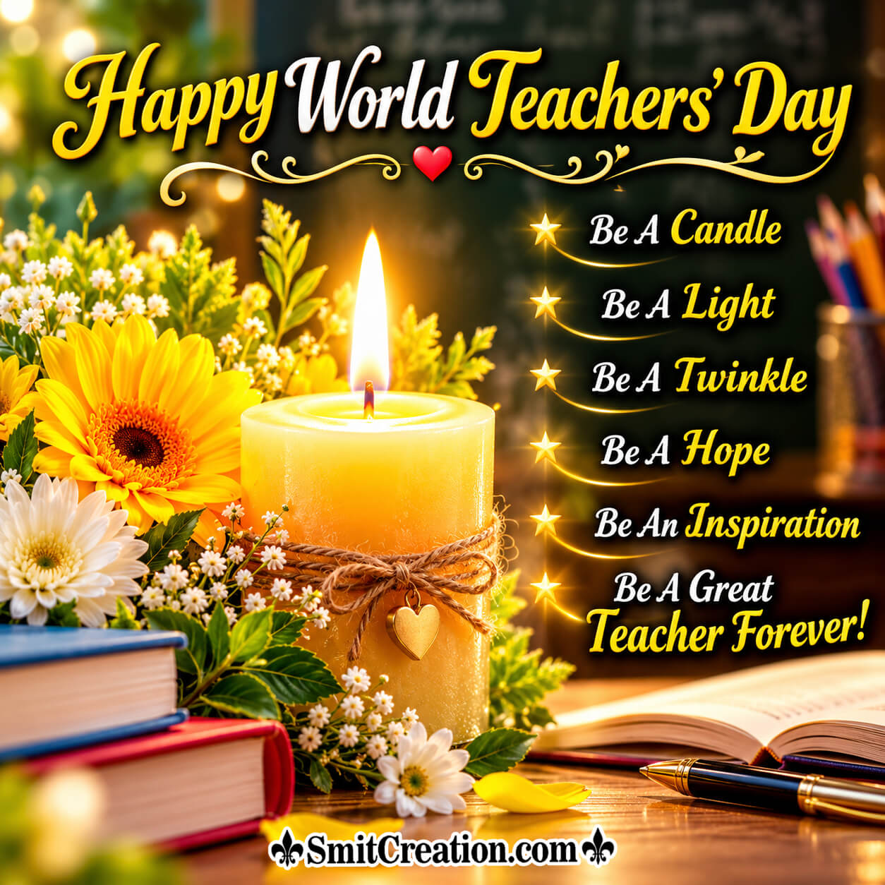 Happy World Teachers’ Day Nice Image