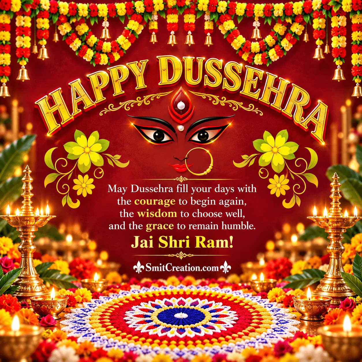 Jai Shri Ram Happy Dussehra Wishing Image