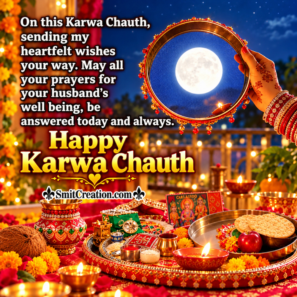 Sending Heartfelt Wishes For Happy Karwa Chauth