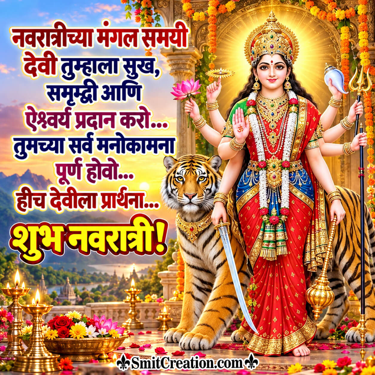 Shubh Navratri Devi La Prarthna