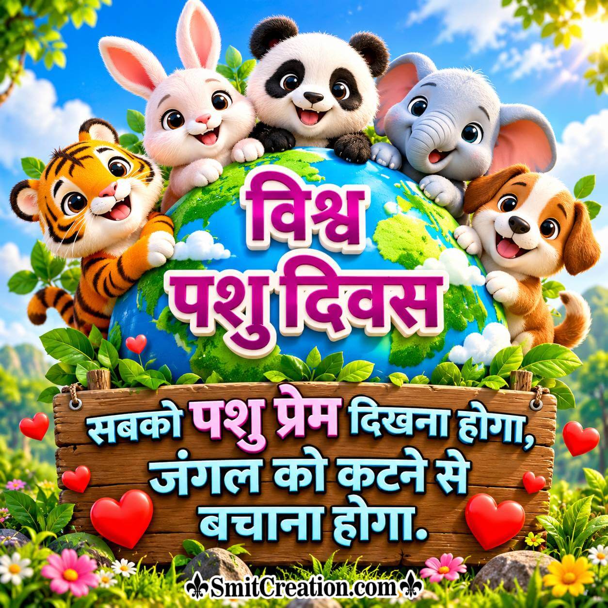World Animal Day Hindi Slogan