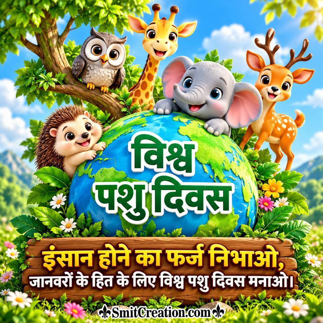 World Animal Day Slogans In Hindi