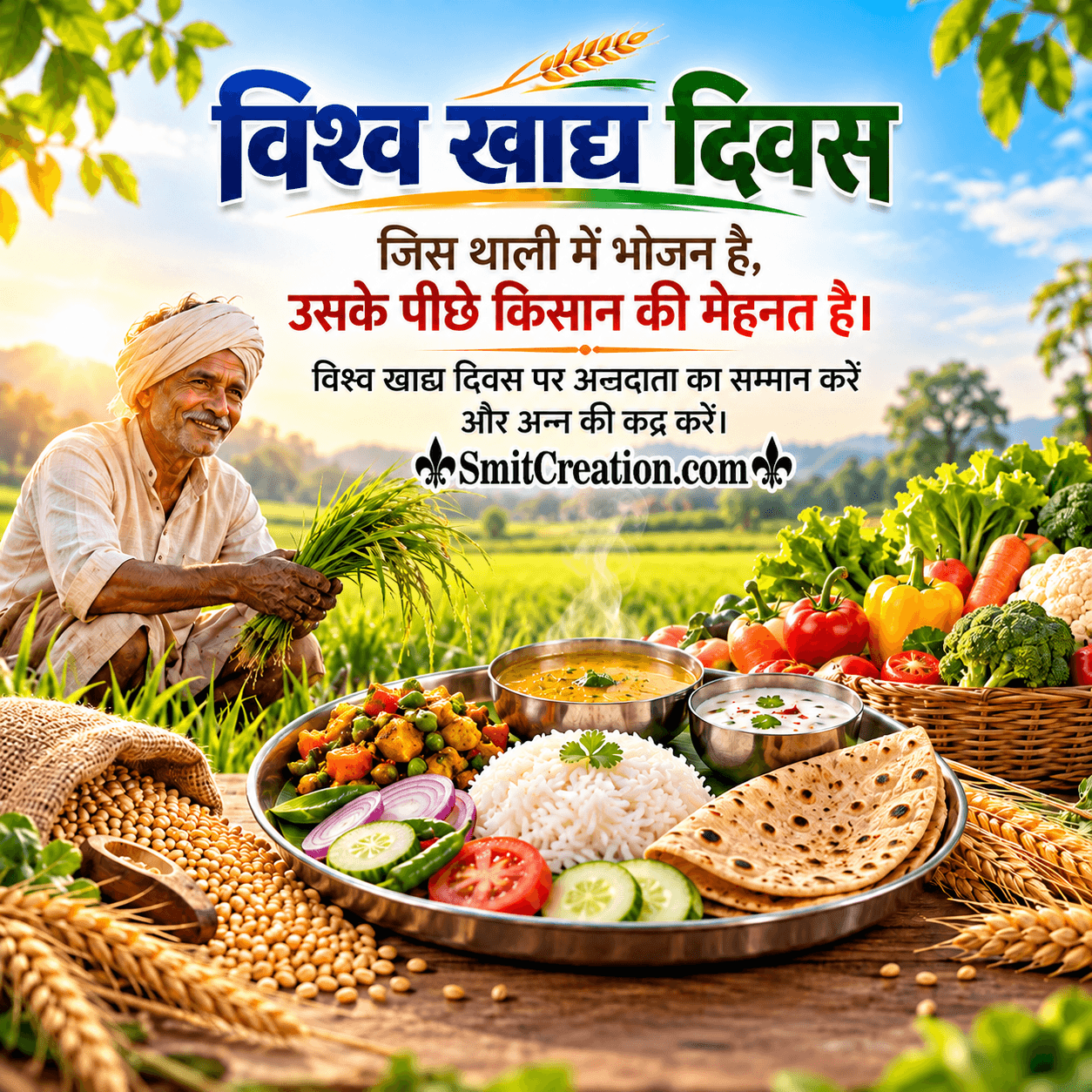World Food Day In Hindi Fb Status Image
